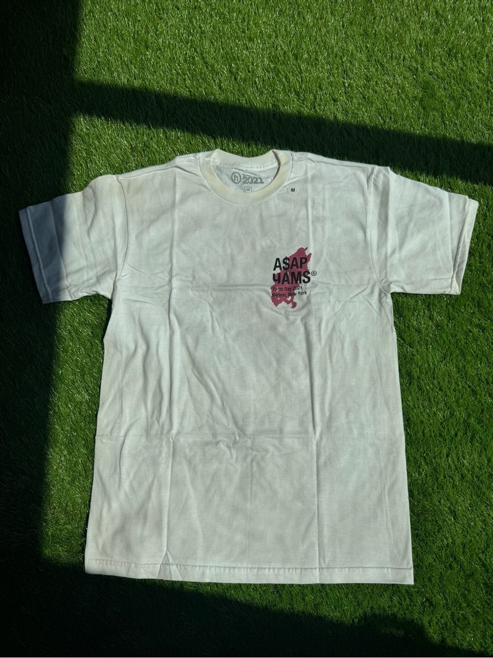 ASAP Yams White Short-Sleeve Graphic Tee